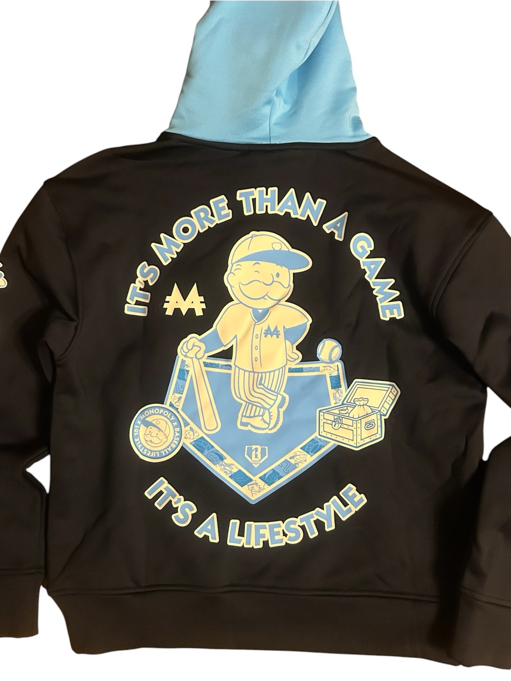 Baseball Lifestyle 101 Monopoly Mvp Hoodie Youth Large Nwt